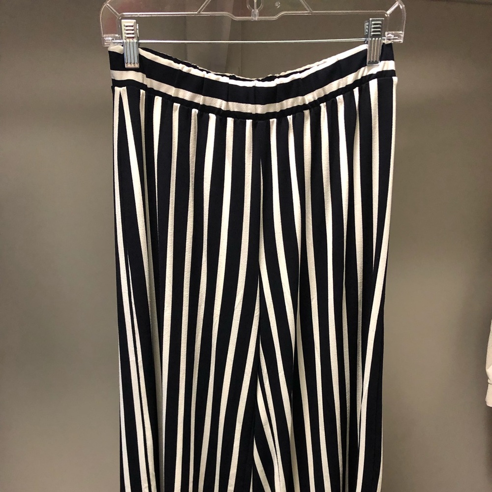 Striped Wide Leg Pants